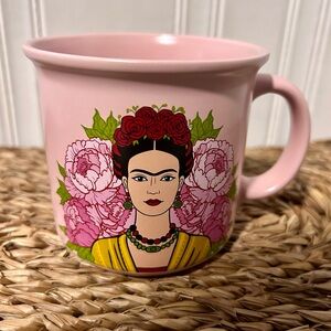 Frida Kahlo Mug Ceramic Pink